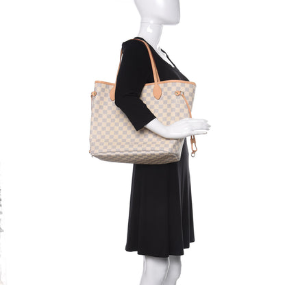 Louis Vuitton Damier Azur Neo Neverfull MM 2 of 9