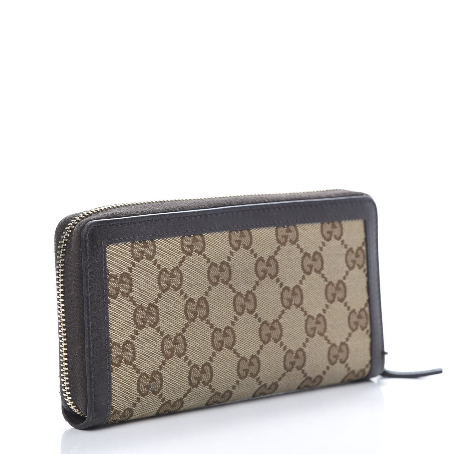 Monogram Margaux Calfskin Sukey Zip Around Wallet Beige Ebony Cocoa