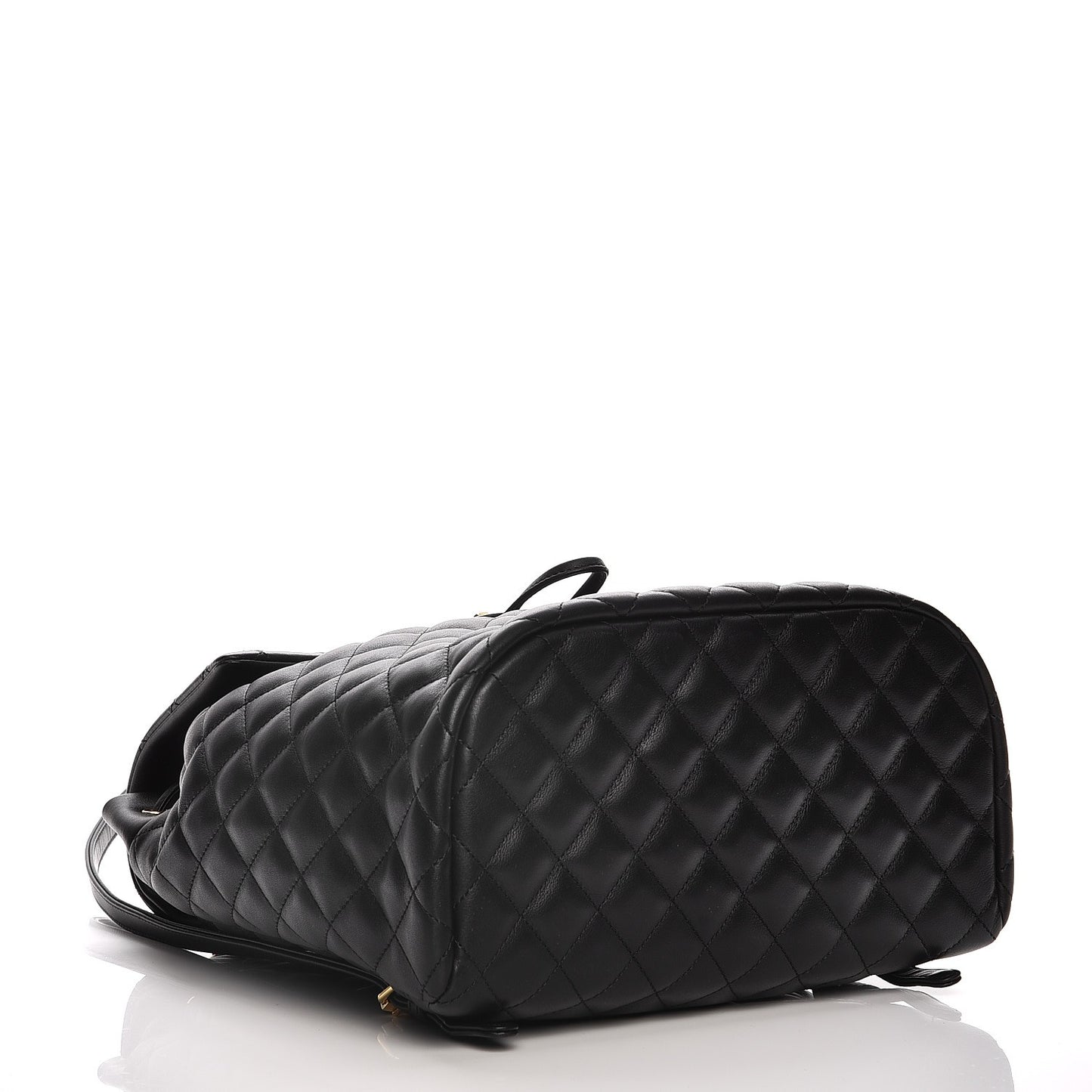 Calfskin Quilted Large Urban Spirit Backpack Black