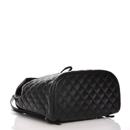 Chanel Calfskin Quilted Large Urban Spirit Backpack Black 4 of 7