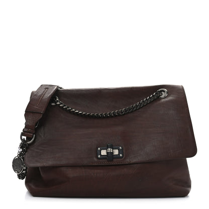 Lanvin Calfskin Medium Happy Shoulder Bag Brown 1 of 9