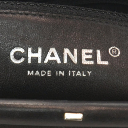 Chanel Satin Quilted Timeless Clutch Black 5 of 9