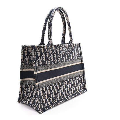 Christian Dior Oblique Medium Book Tote Blue Multicolor 3 of 11