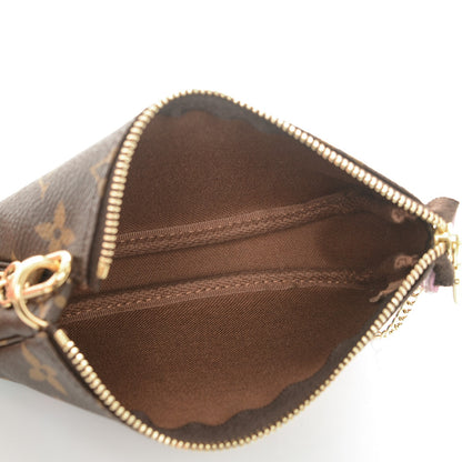 Louis Vuitton Monogram 2016 Christmas Animation Mini Pochette Accessories Rose Ballerine 5 of 6