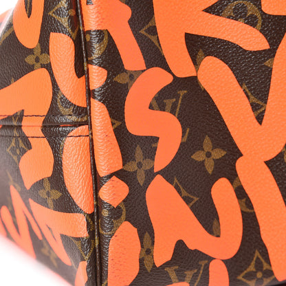 Louis Vuitton Monogram Graffiti Neverfull GM Orange 14 of 16