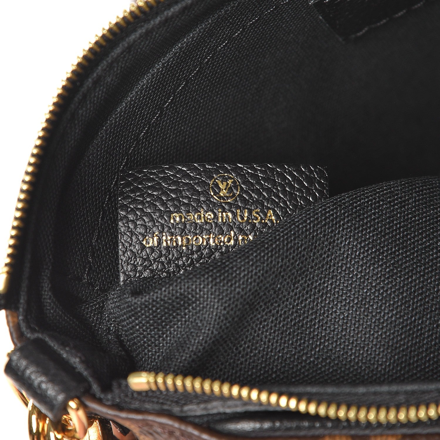 Louis Vuitton Monogram Pallas Clutch Black 7 of 9