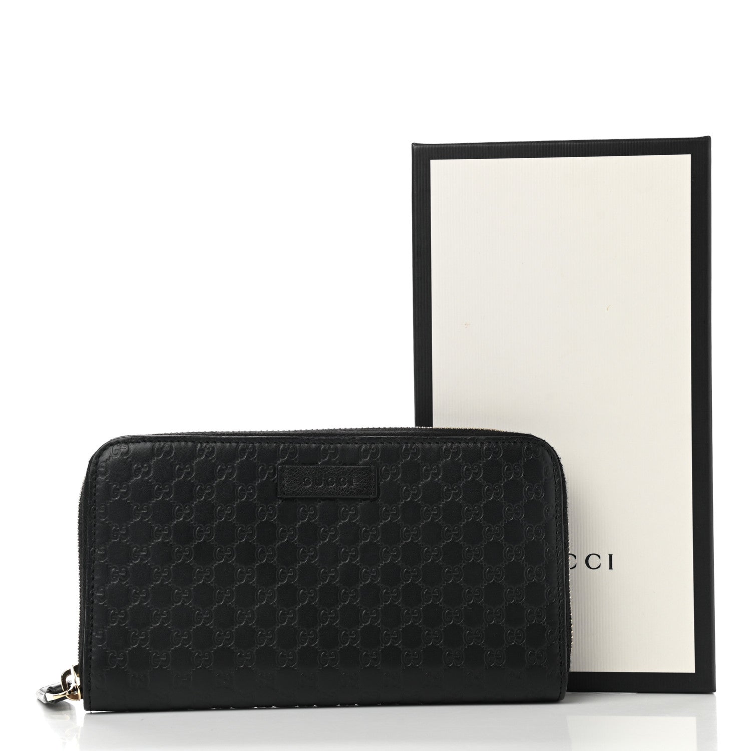 Gucci Microguccissima Zip Around Wallet Black 9 of 9
