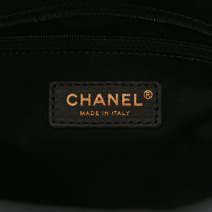 Chanel Lurex Straw Mini Deauville Tote Black 5 of 10