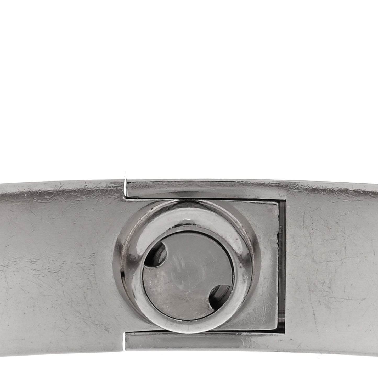18K White Gold LOVE Bracelet 17