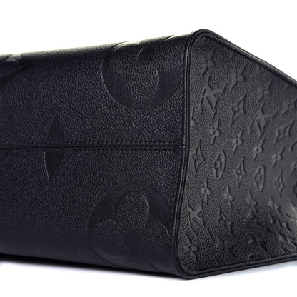 Louis Vuitton Empreinte Monogram Giant Onthego MM Black 9 of 10