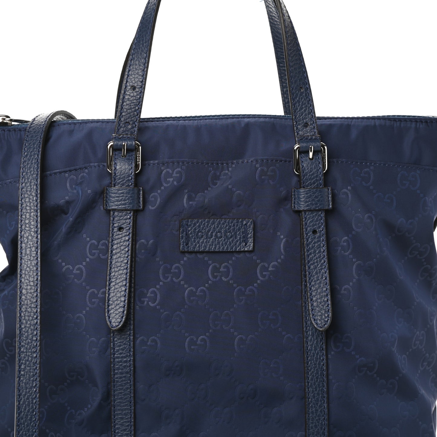 Nylon Monogram Medium Vertical Tote Tide