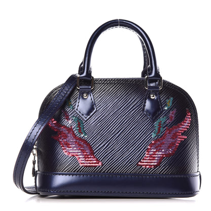 Louis Vuitton Epi Sequins Flame Alma Nano Blue Nuit 1 of 8