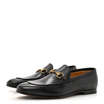 Gucci Calfskin Horsebit Mens Jordaan Loafers 8 Black 3 of 12