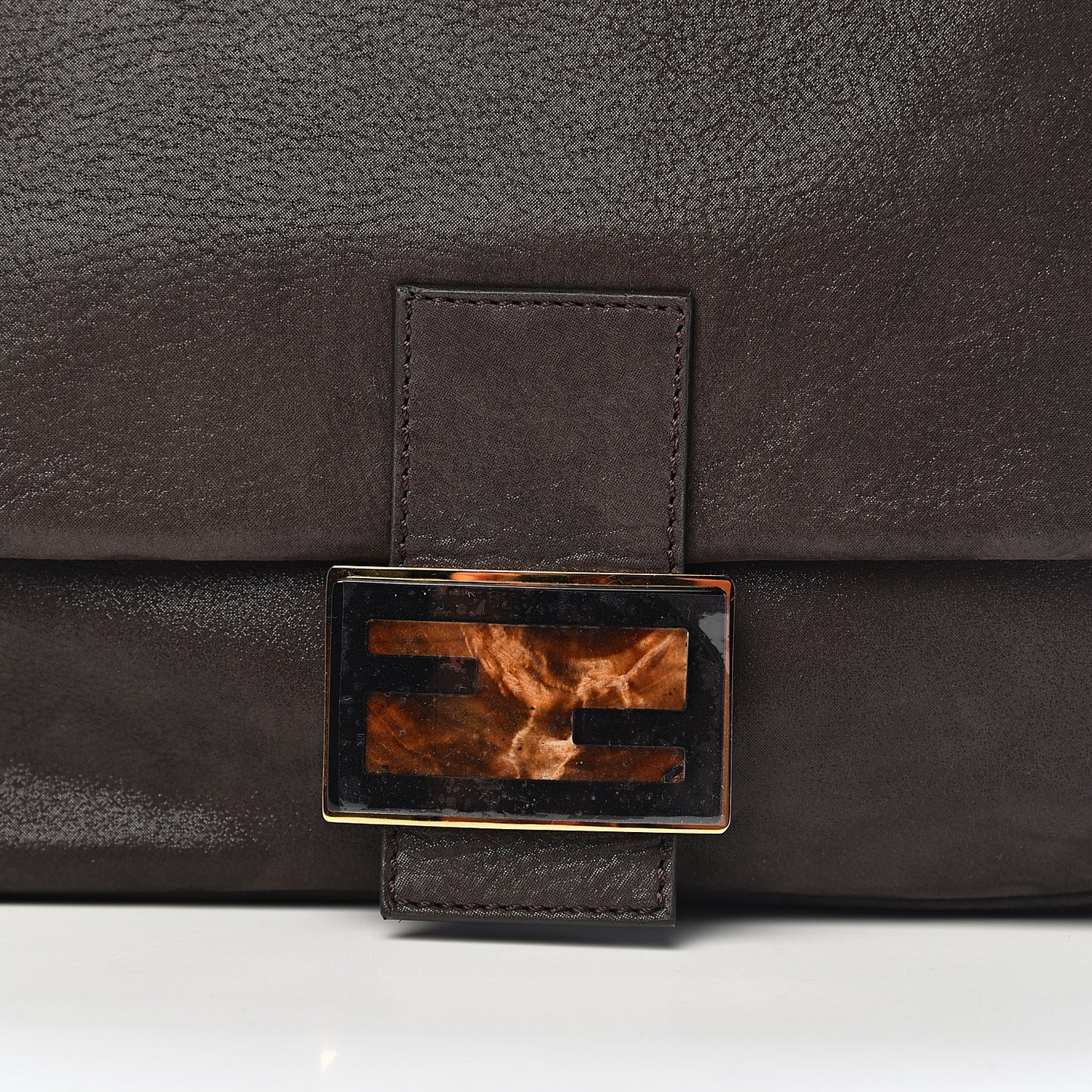 Metallic Nubuck Forever Mama Baguette Brown
