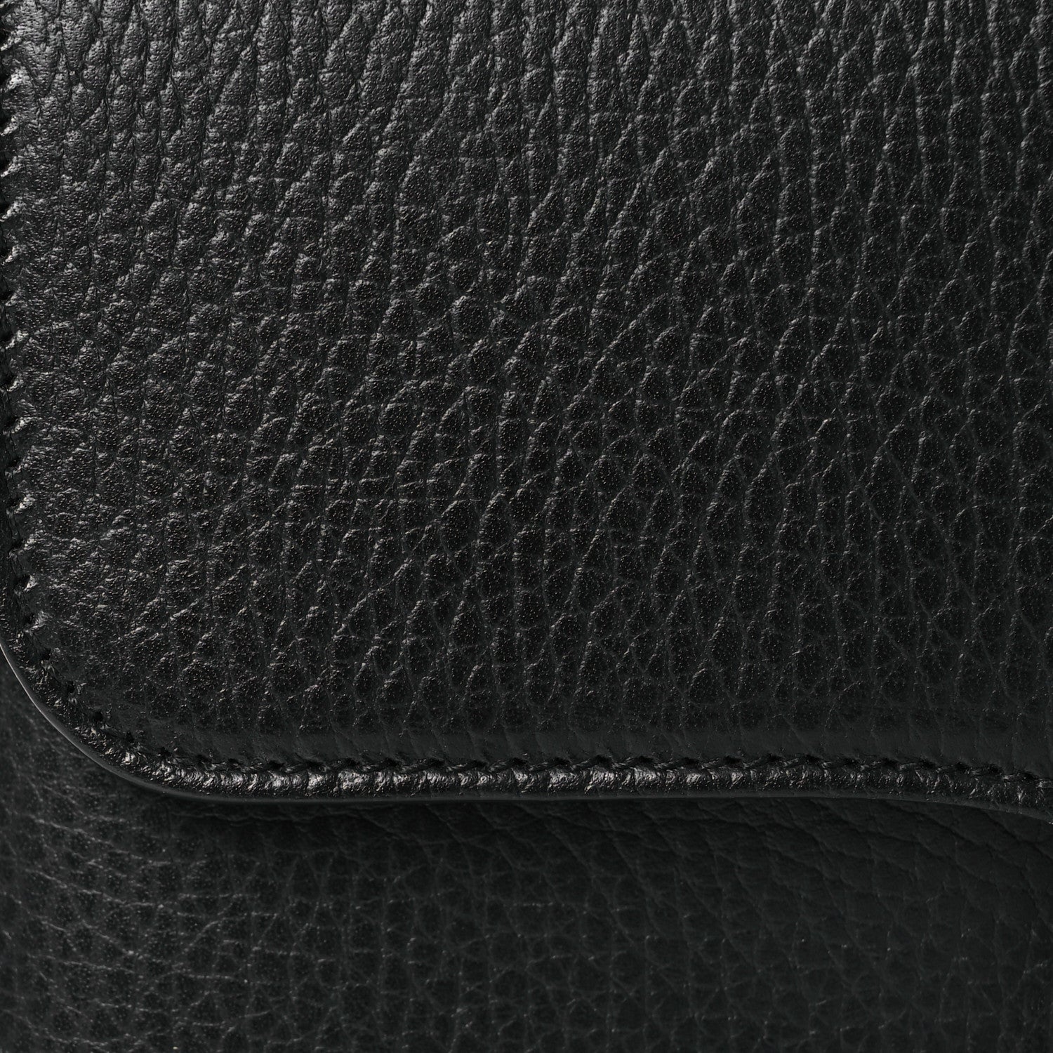 Gucci Dollar Calfskin Interlocking G Top Handle Shoulder Bag Black 8 of 12