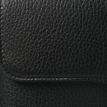 Gucci Dollar Calfskin Interlocking G Top Handle Shoulder Bag Black 8 of 12
