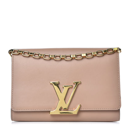 Louis Vuitton Calfskin Chain Louise MM Rose Poudre 1 of 12