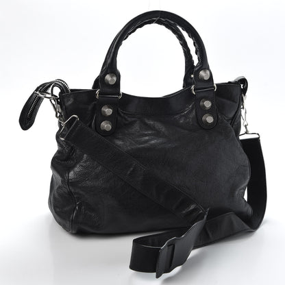 Balenciaga Agneau Giant 21 Silver Hardware Velo Black 2 of 12