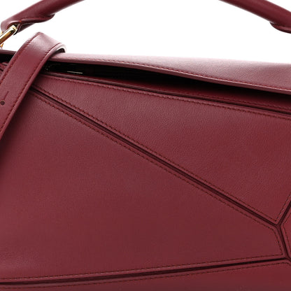 Loewe Calfskin Small Puzzle Bag Wine 7 of 9