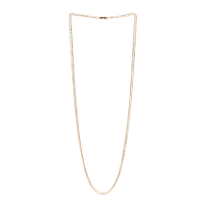 Cartier 18K Pink Yellow White Gold Three Chain Necklace 3 of 5