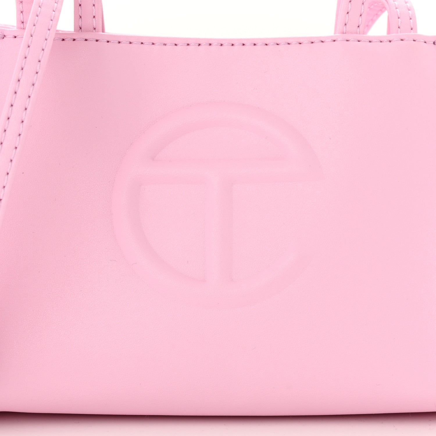 Telfar Vegan Leather Small Shopping Bag Bubblegum 8 of 10