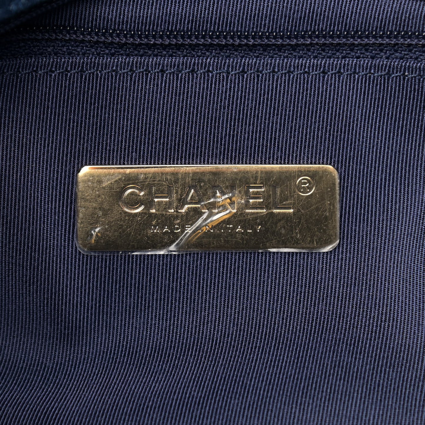Denim Quilted Medium Chanel 19 Flap Blue