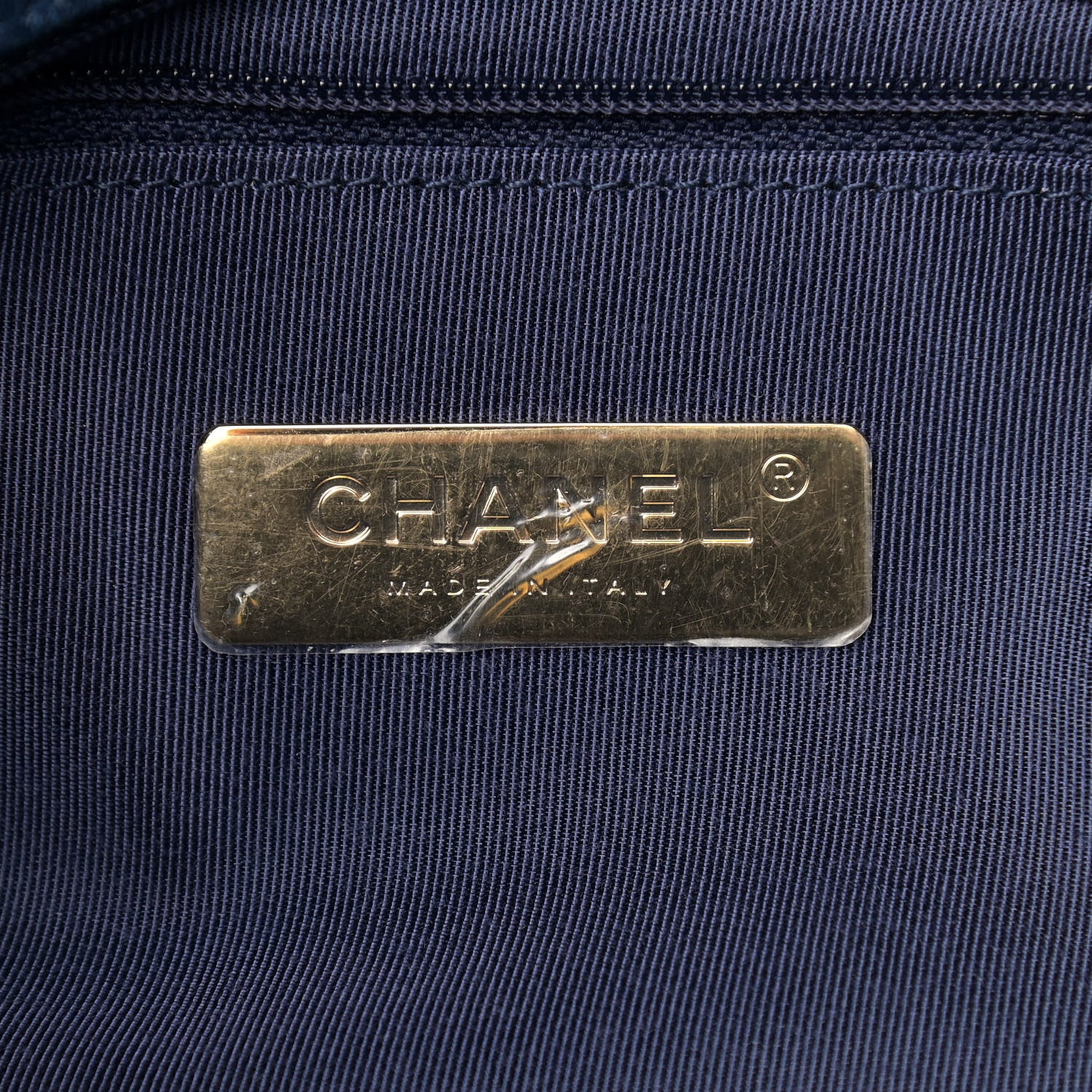 Chanel Denim Quilted Medium Chanel 19 Flap Blue 6 of 10