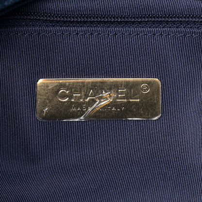 Chanel Denim Quilted Medium Chanel 19 Flap Blue 6 of 10