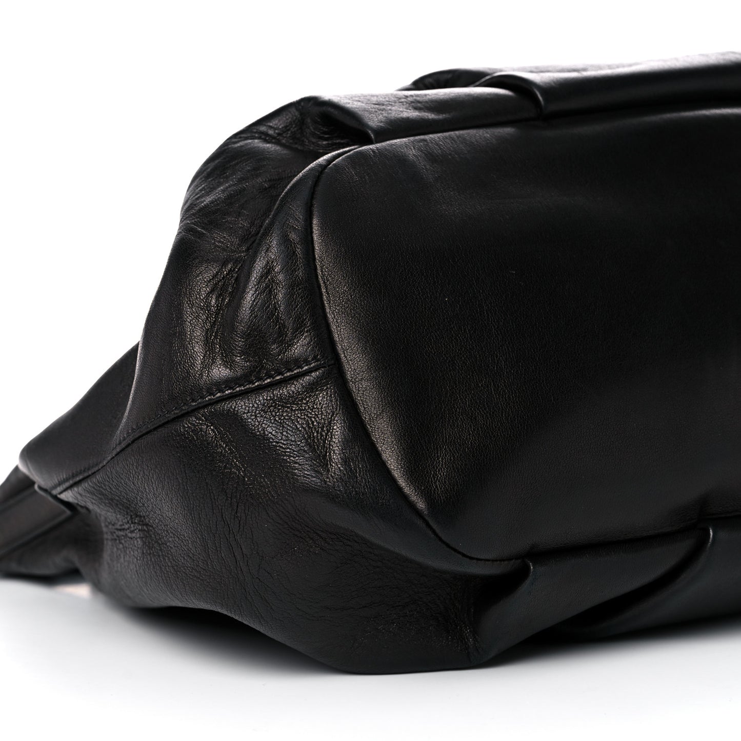 Soft Calfskin Shopping Tote Black