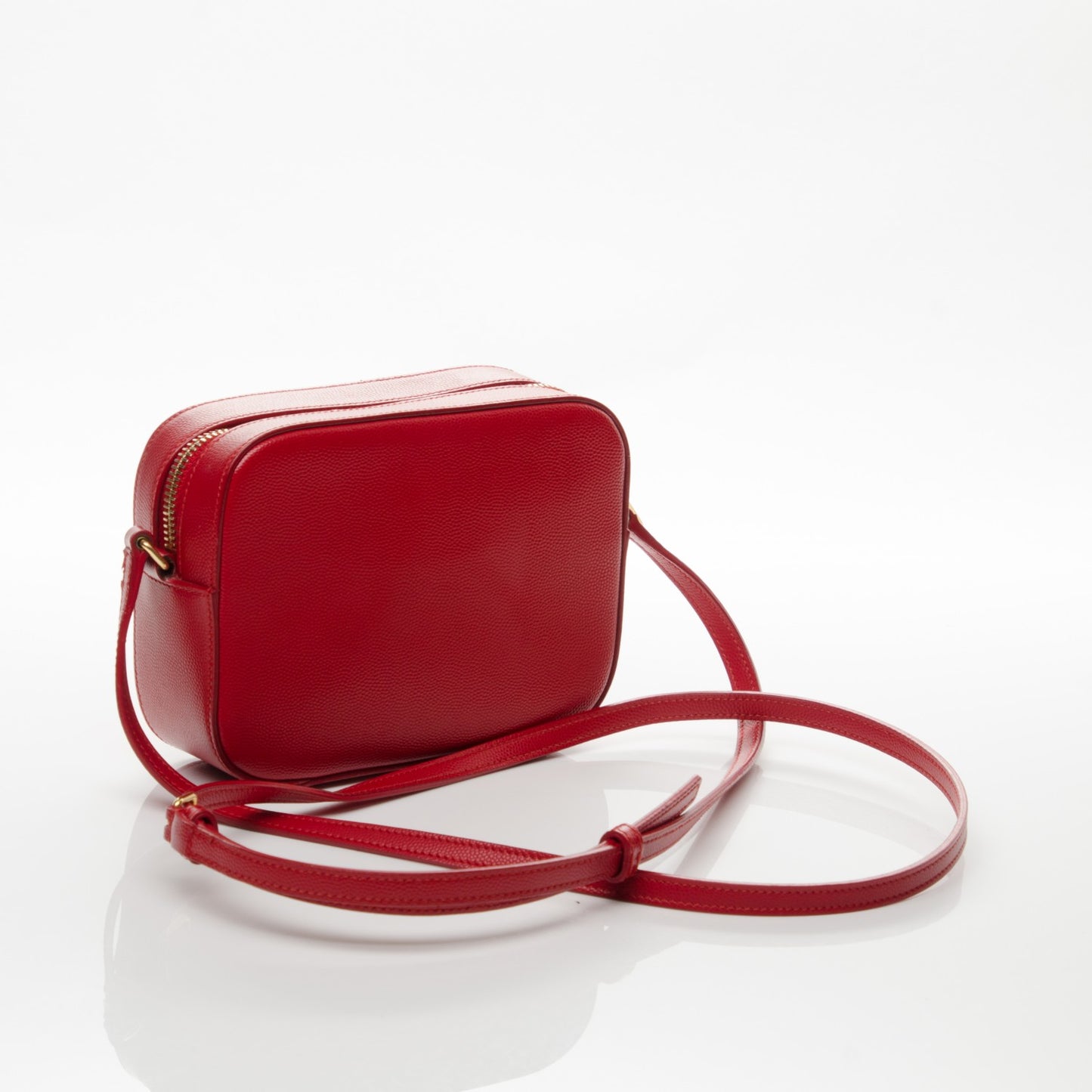 Grain De Poudre Small Classic Monogram Camera Bag New Red
