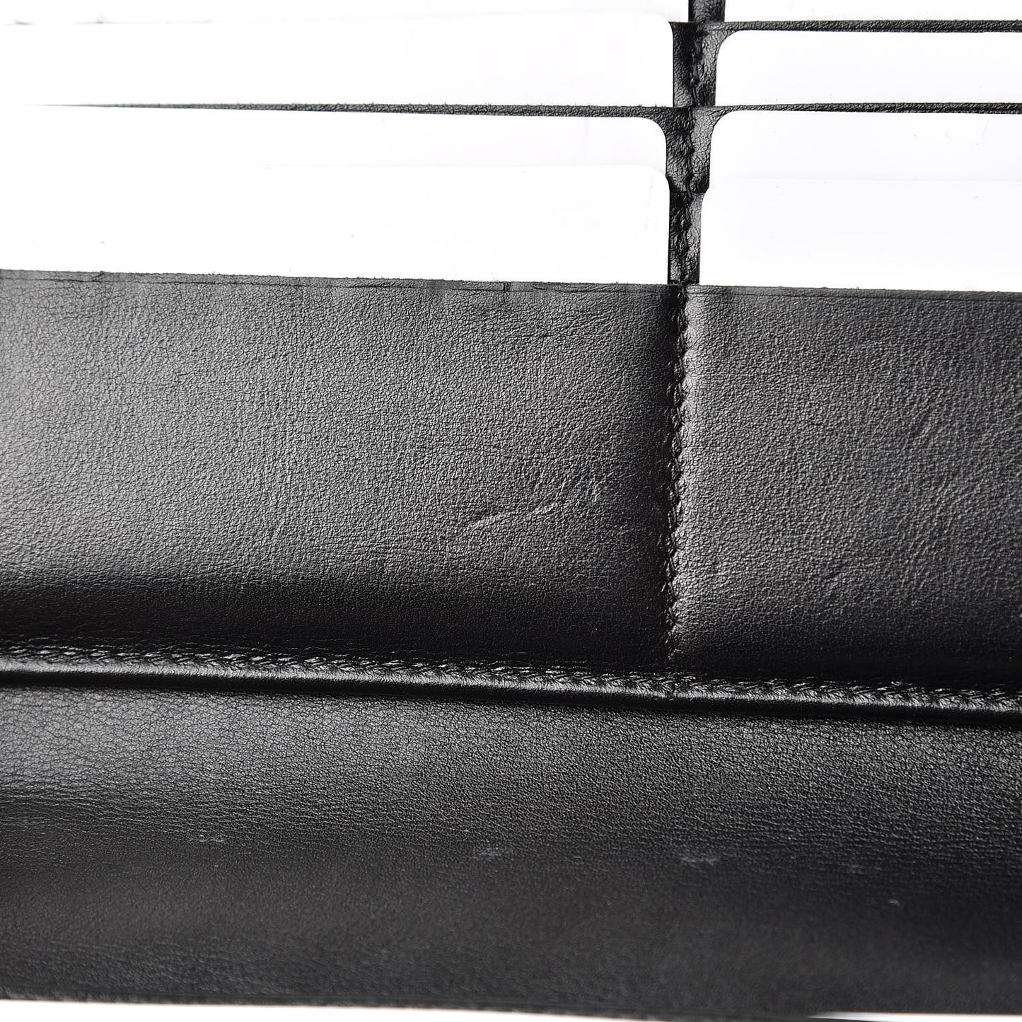 Caviar Large Timeless CC Zip Around Organizer Wallet Black