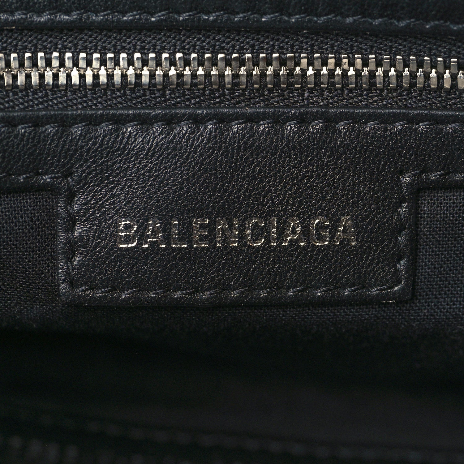 Balenciaga Washed Frayed Denim Crystal Small Le Cagole Shoulder Bag Blue 6 of 8