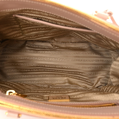 Prada Saffiano Small Galleria Double Zip Tote Cammeo 5 of 10