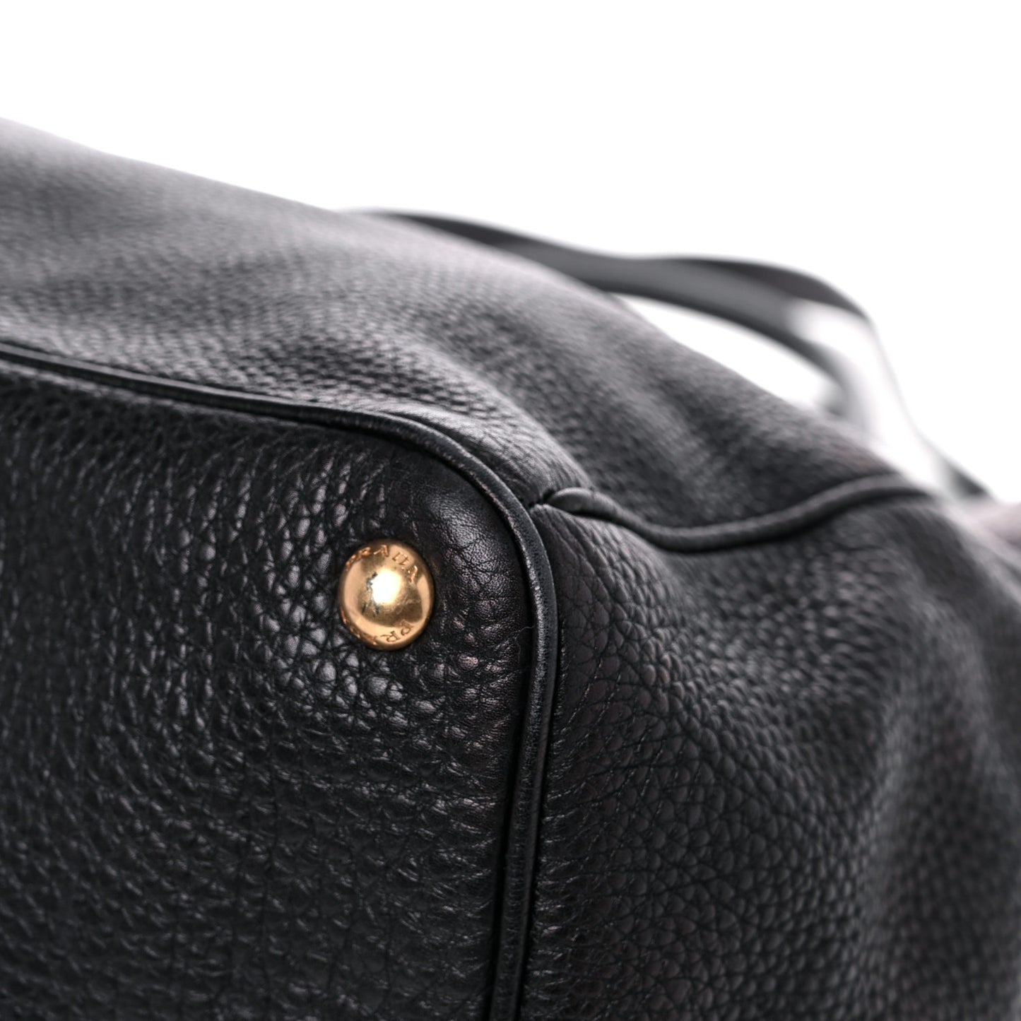 Vitello Daino Tote Black