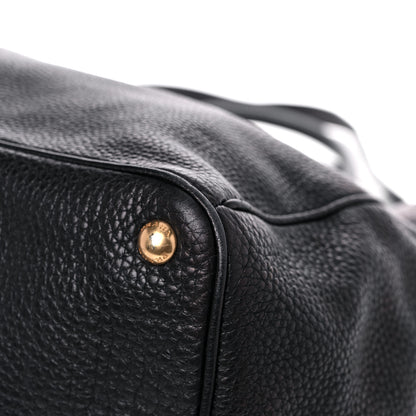 Prada Vitello Daino Tote Black 8 of 12