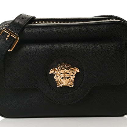 Versace Grained Calfskin Medusa Camera Bag Black 9 of 13