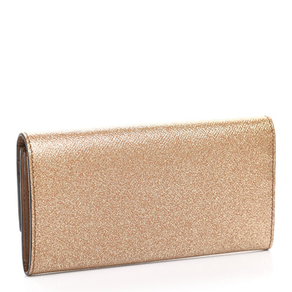 Burberry Patent Glitter Porter Continental Wallet Gold 3 of 11