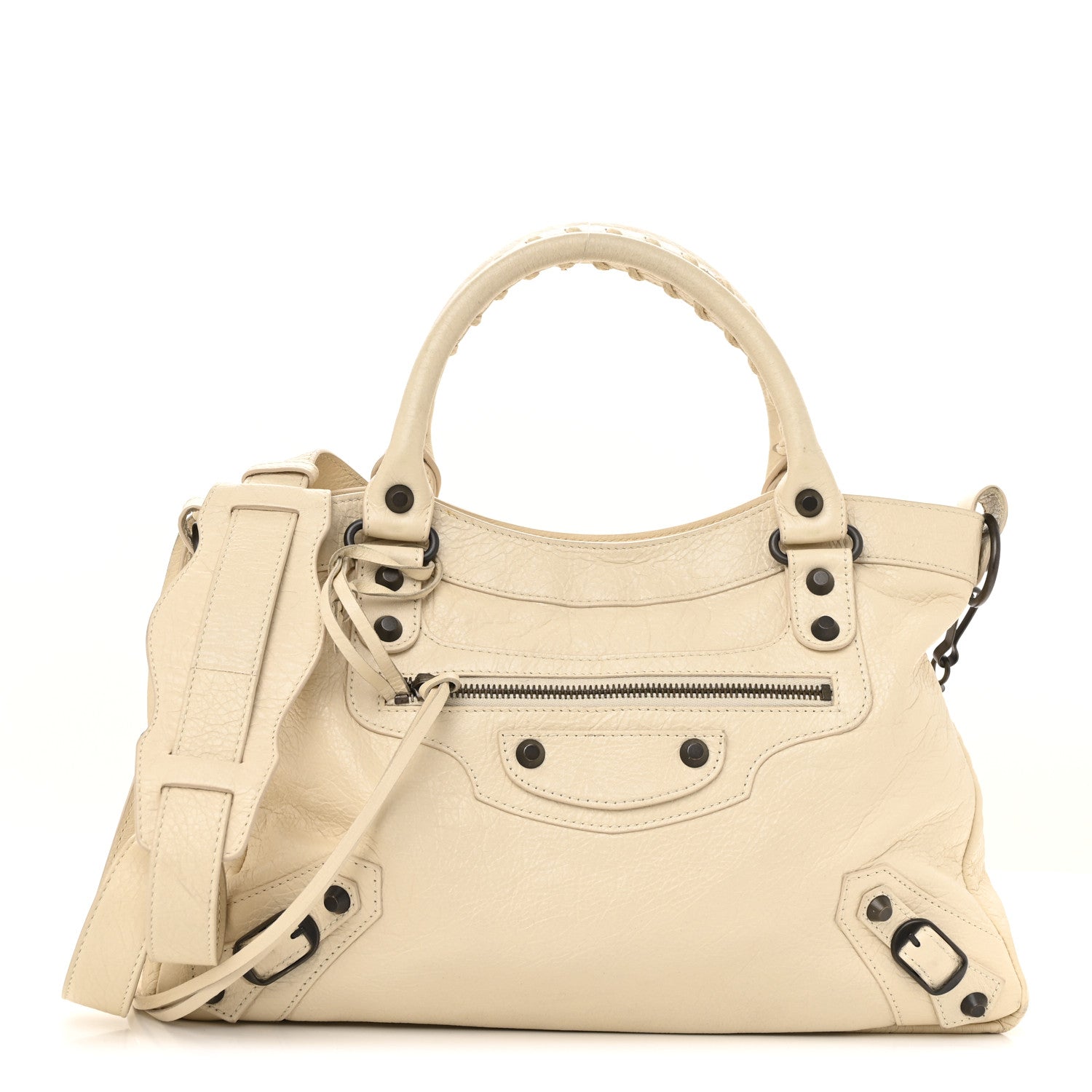 Balenciaga Agneau Classic Hardware Town Blanc Creme Light Craie 1 of 14