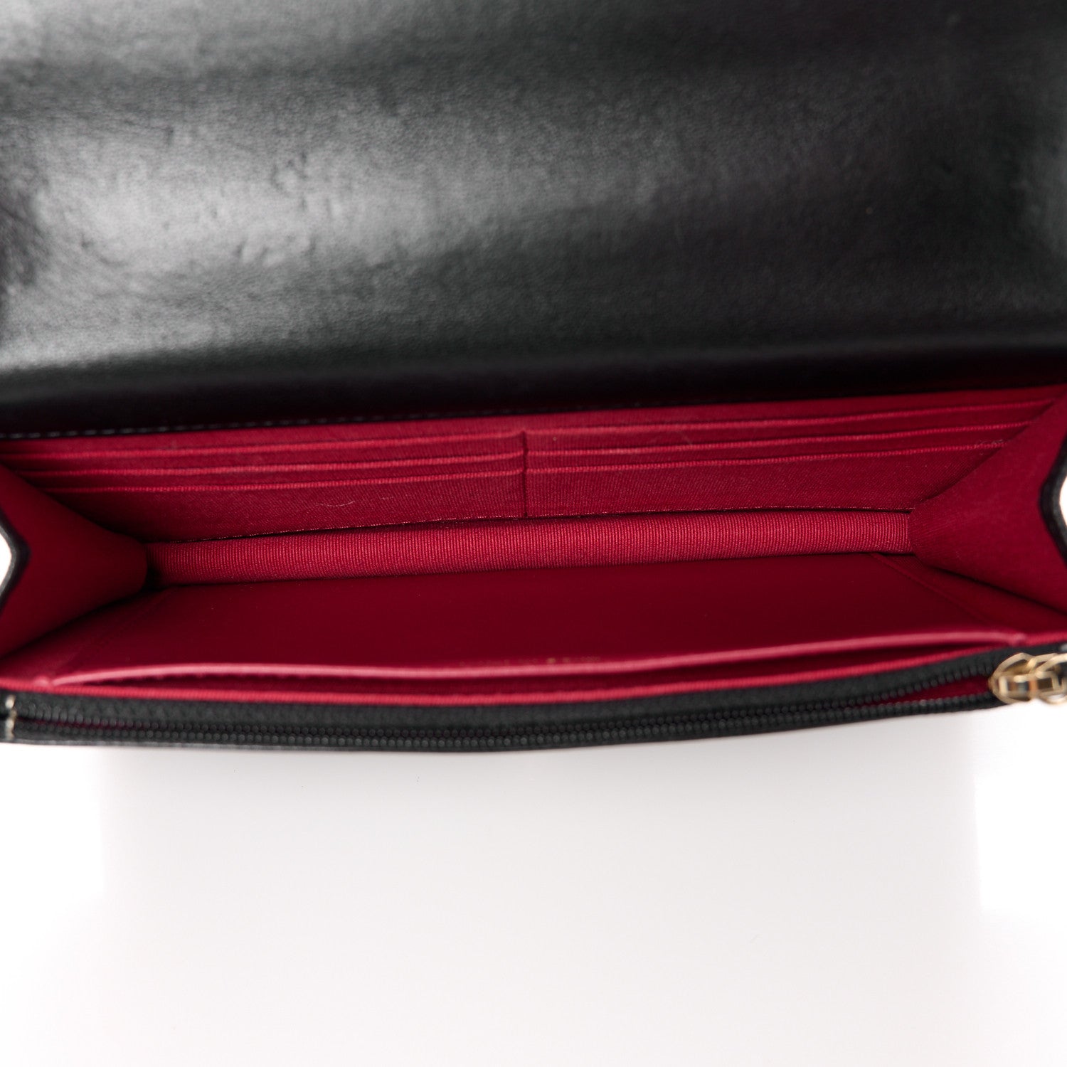 Chanel Lambskin Quilted Chanel 19 Wallet On Chain WOC Black 5 of 11