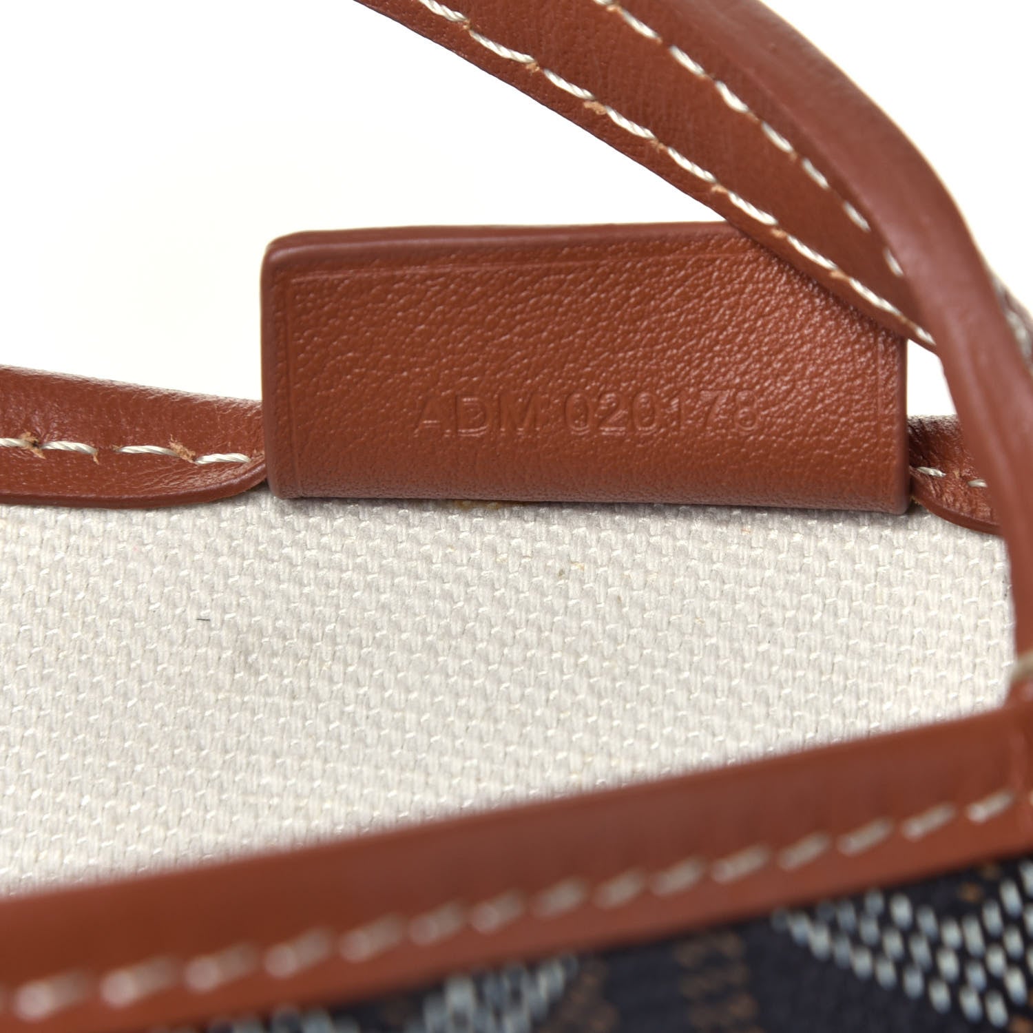 Goyard Goyardine Poitiers Tote Black Gold 7 of 9