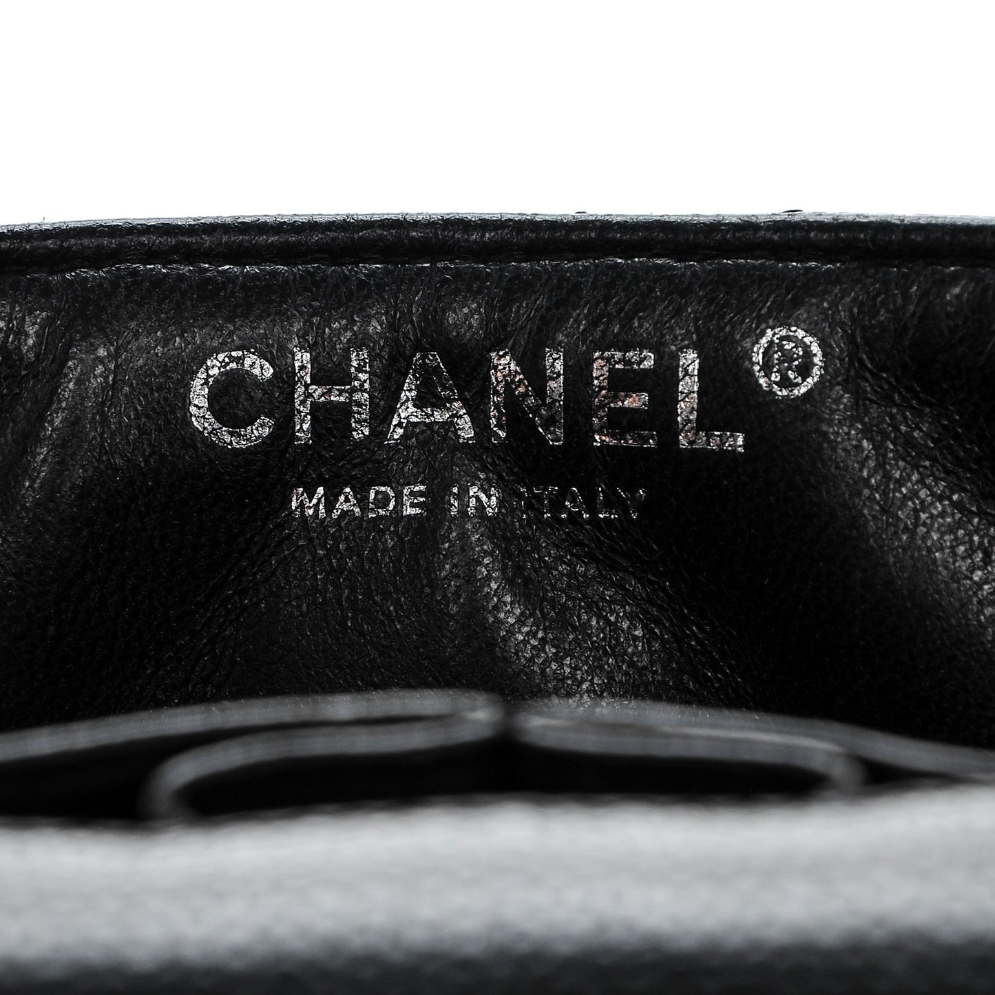 Caviar Quilted East West Flap Black