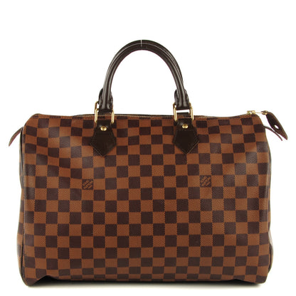 Louis Vuitton Damier Ebene Speedy 35 1 of 8