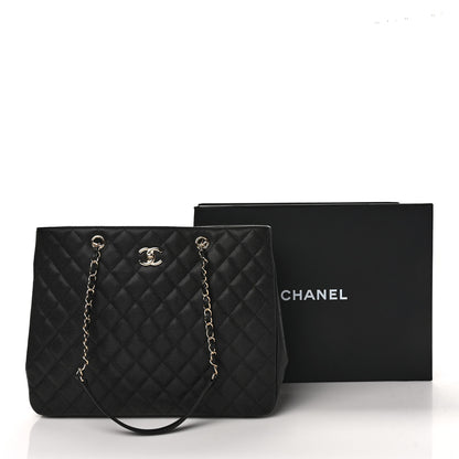 Chanel Caviar Quilted Large Shopping Tote Black 10 of 10
