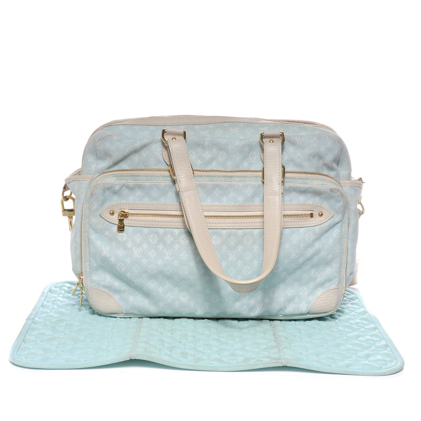 Mini Lin Sac a Langer Diaper Bag Blue