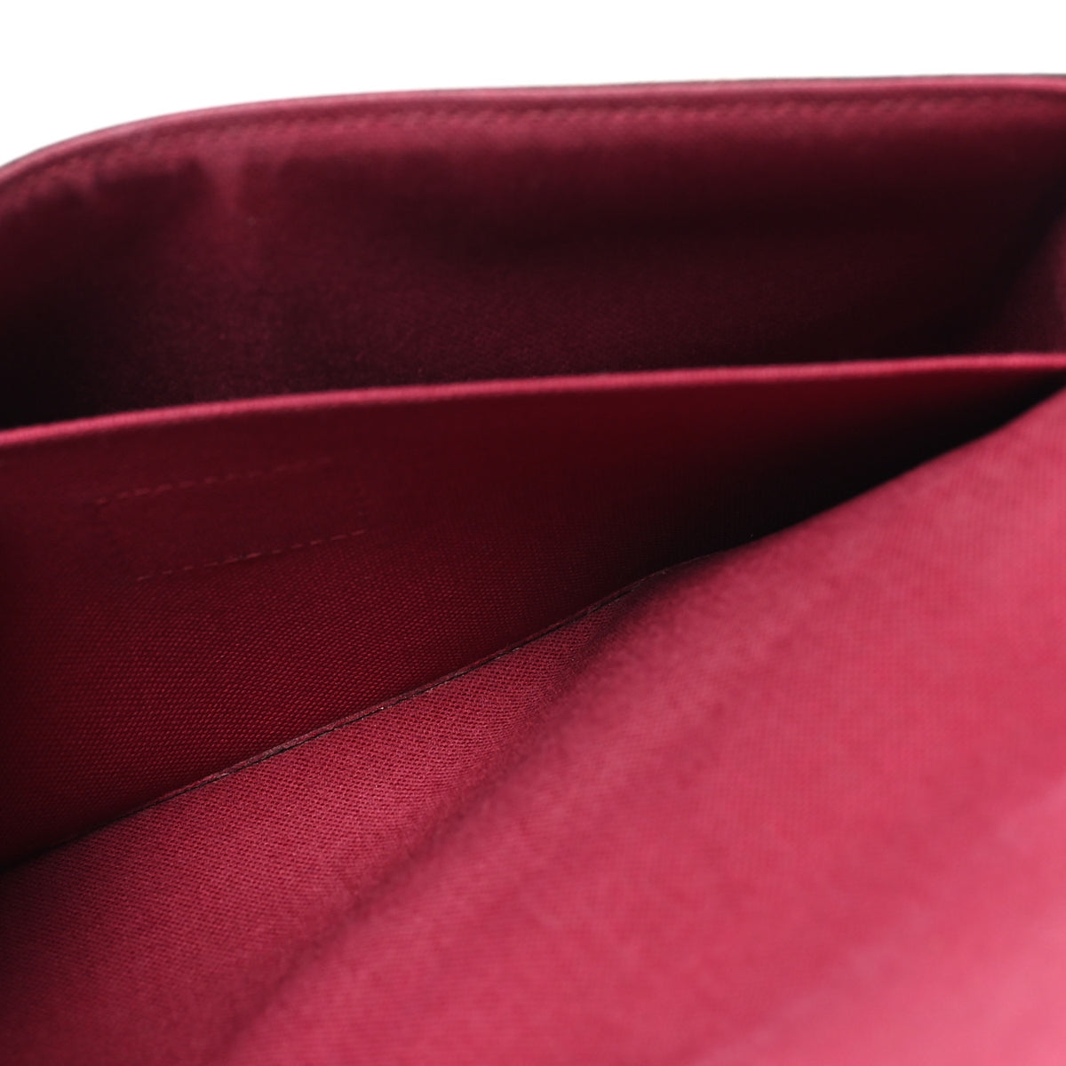 Monogram Pochette Felicie Chain Wallet Fuchsia