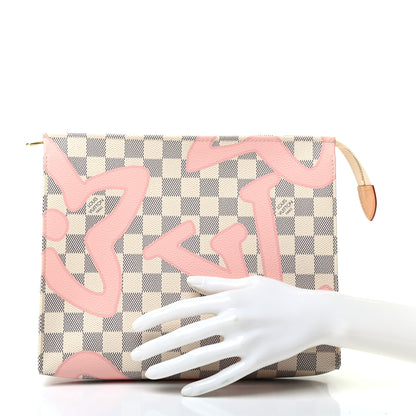 Louis Vuitton Damier Azur Tahitienne Toiletry Pouch 26 2 of 6