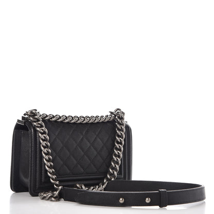Chanel Caviar Quilted Small Boy Flap Black 3 of 8