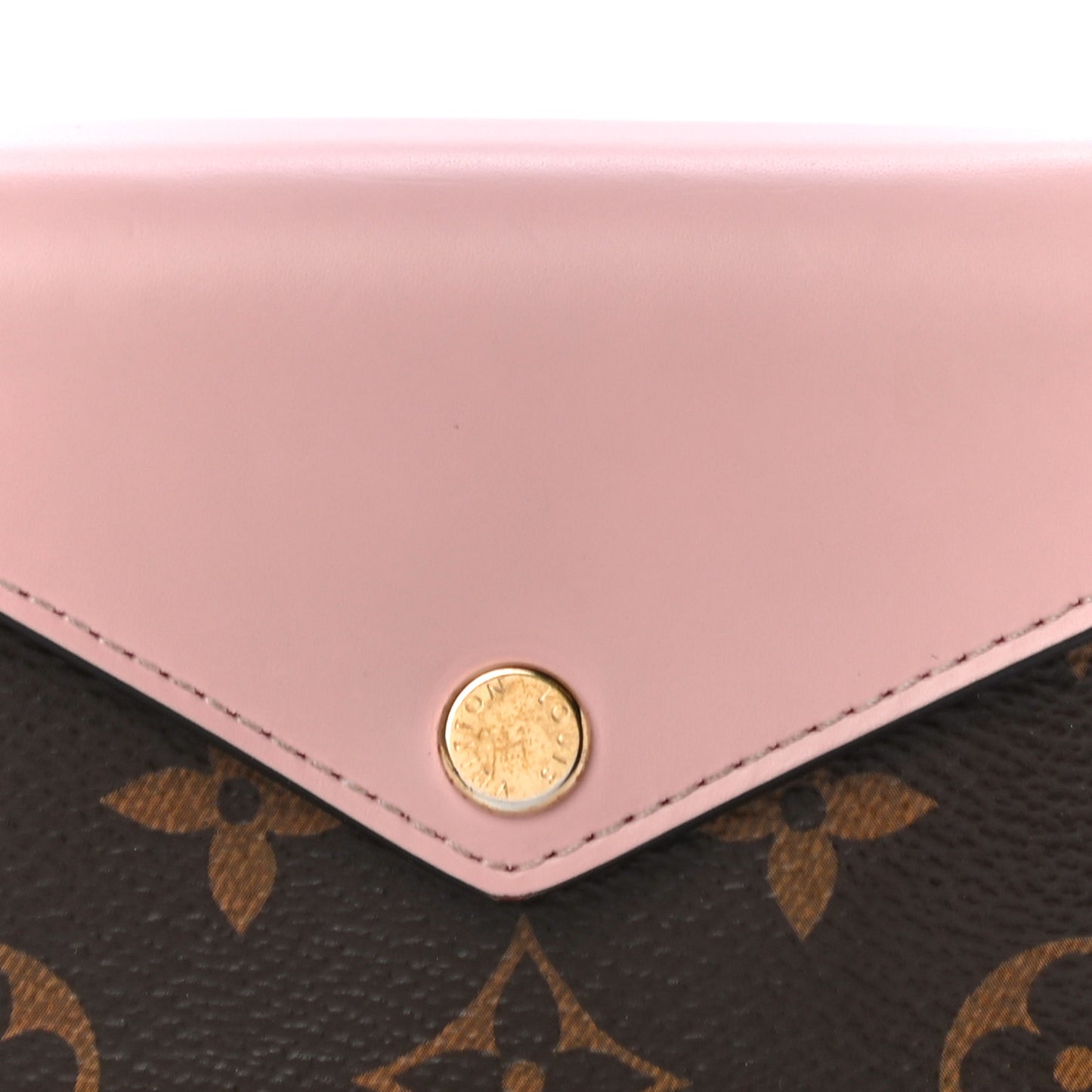 Monogram Zoe Wallet Rose Ballerine
