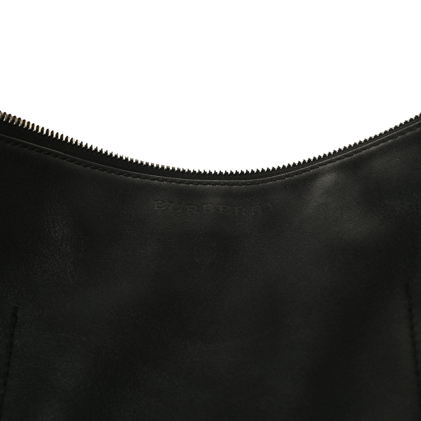 Calfskin Medium Eyelet Hobo Black
