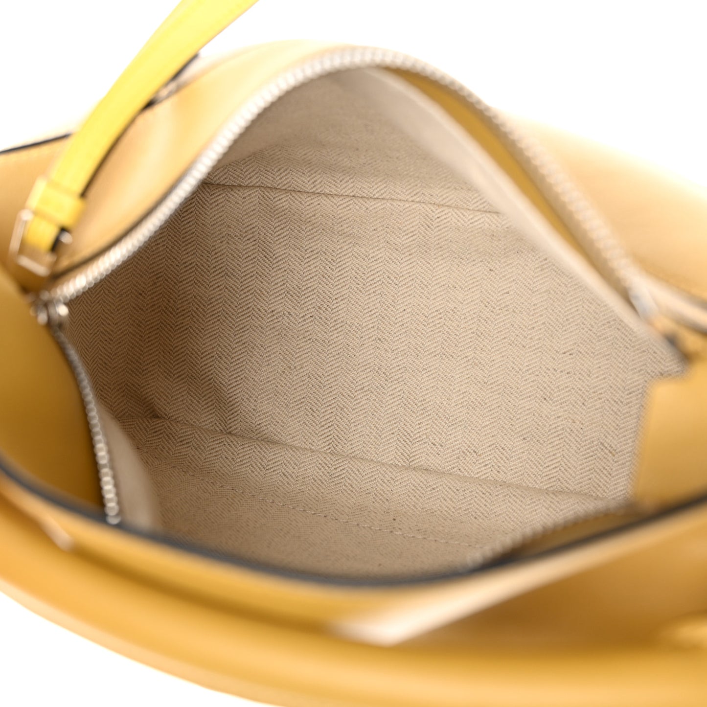 Grained Calfskin Small Puzzle Bag Ocre Yellow